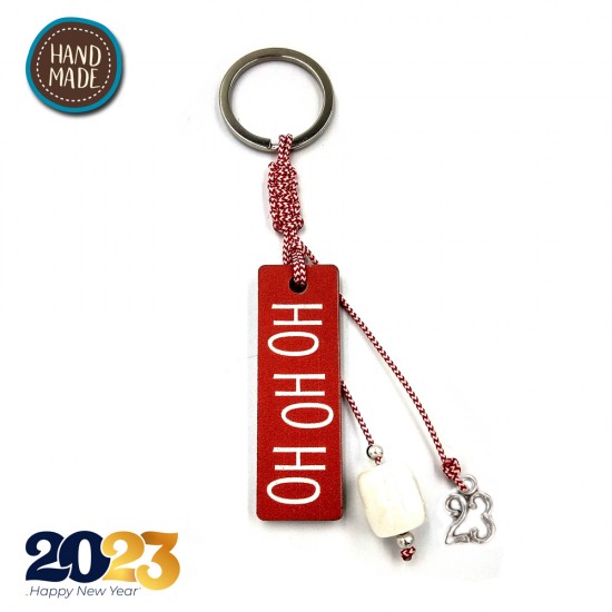 HANDMADE KEYCHAIN LUCKY CHARM 2023 - HO HO HO